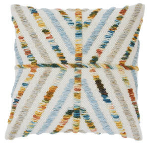 Geometric Multi-color Accent Pillow