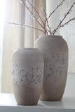 Weathered Ceramic 2 Piece Vase Set