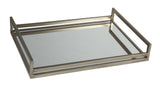 Mirrored Glass Accent Tray