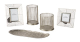 Contemporary SIlver 5 Piece Accessories Set