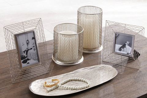 Contemporary SIlver 5 Piece Accessories Set