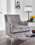 Gloria Crushed Velvet Accent Chair in 3 Color Options