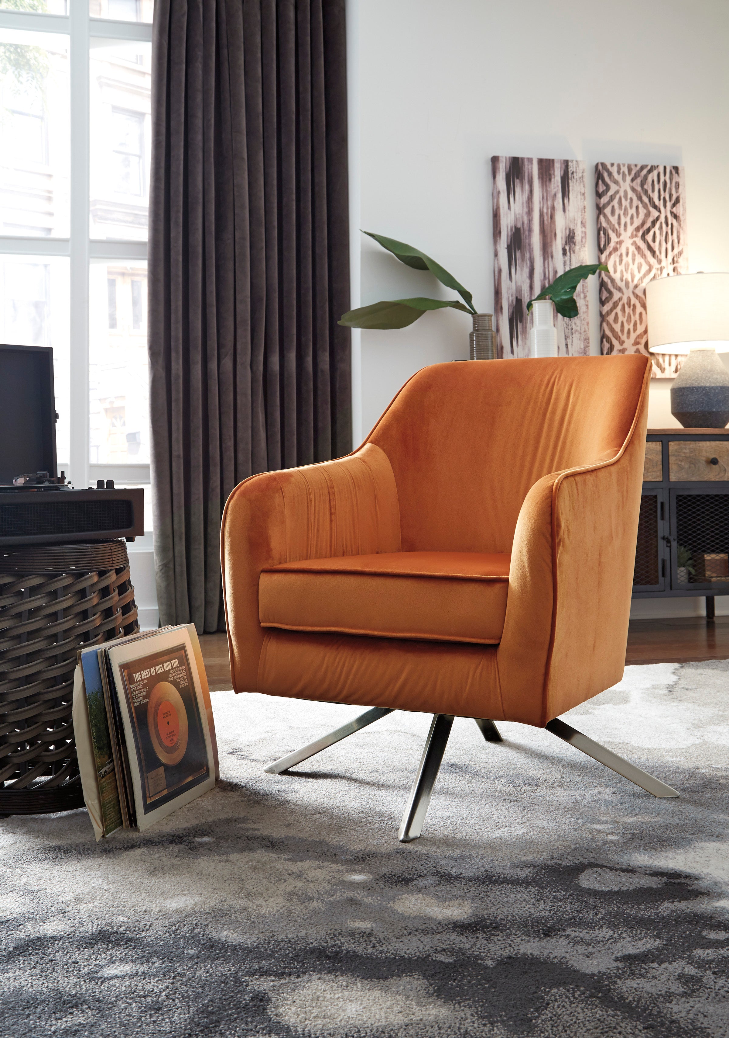 Angie Swivel Accent Chair