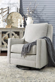 Kam Swivel Glider Accent Chair in 2 Color Options