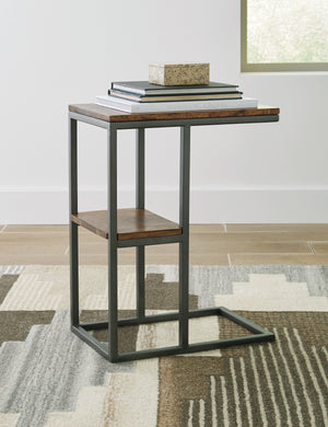 Rustic Cantilever Accent Table
