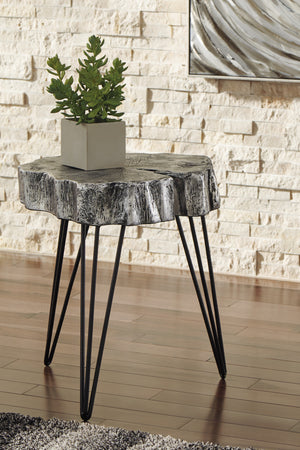 Artificial Wood Slice Accent Table