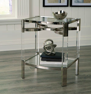 Contemporary Acrylic Accent Table