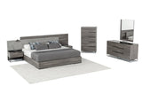 Enola Italian Modern Grey Oak Bedroom Collection