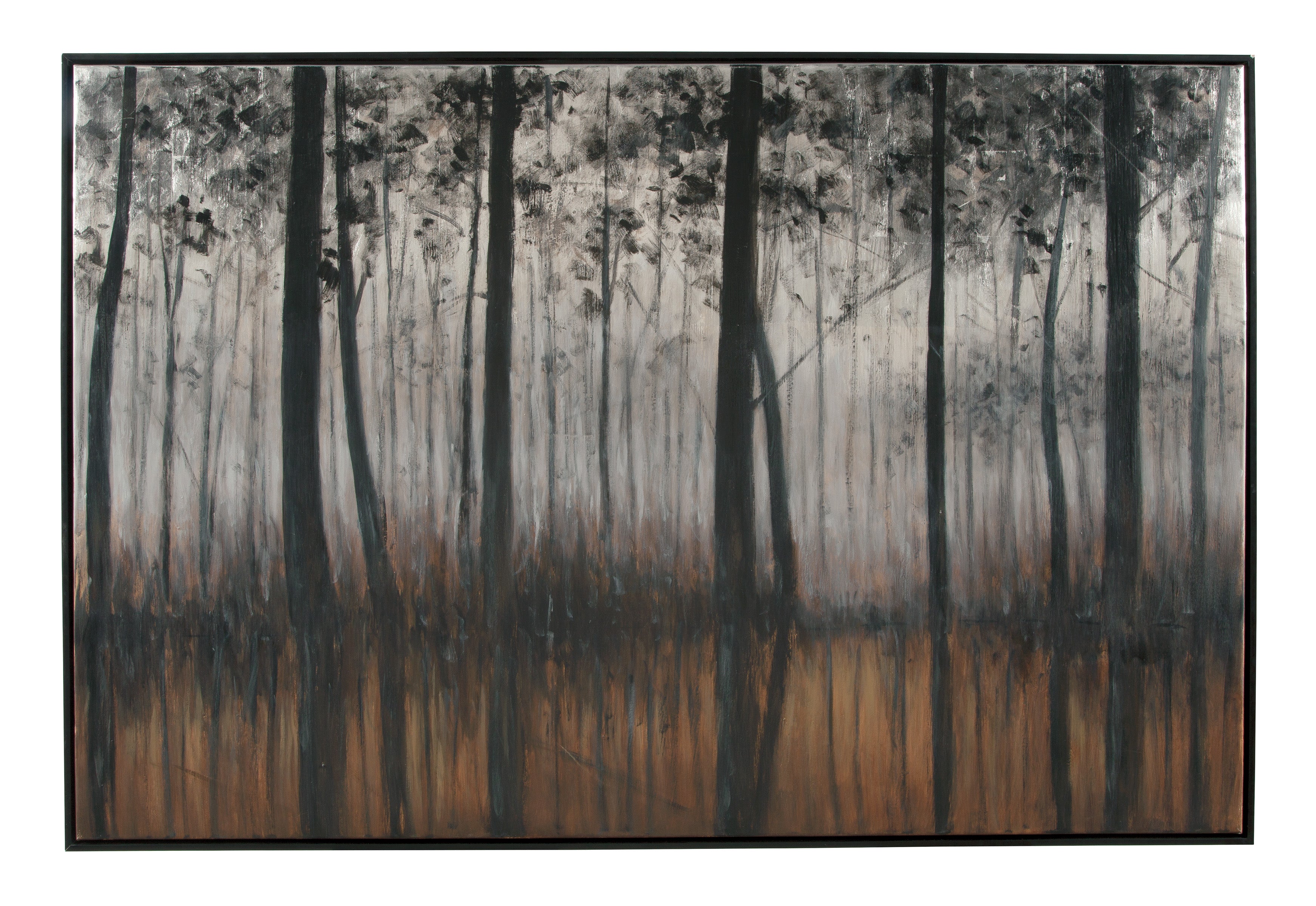 Dark Trees Landscape Canvas Wall Art