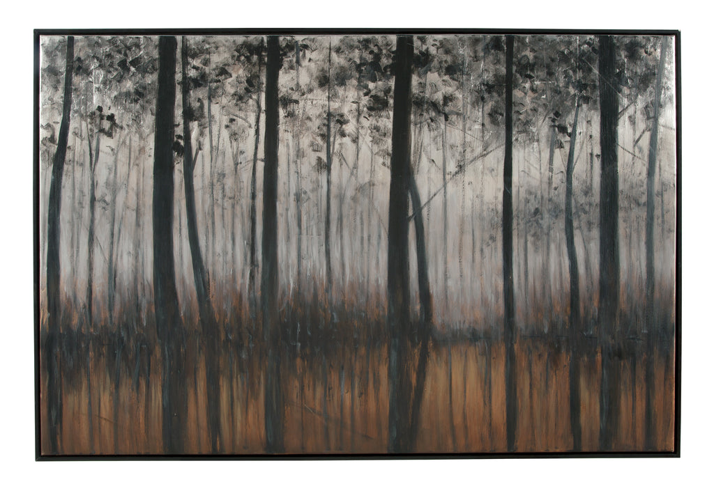 Dark Trees Landscape Canvas Wall Art