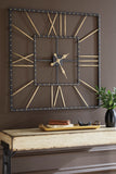 Square Openwork Wall Clock