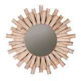 Donna Rustic Sunburst Accent Mirror