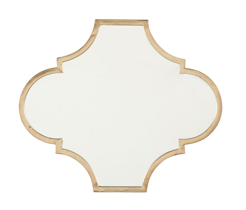 Modern Quatrefoil Accent Wall Mirror