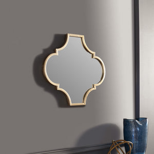 Modern Quatrefoil Accent Wall Mirror