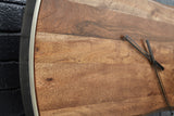 Faux Live Edge Wall Clock