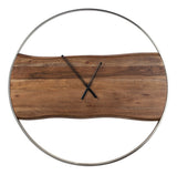 Faux Live Edge Wall Clock