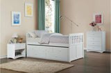 Ryan Twin Trundle Bed in  4 Color Options