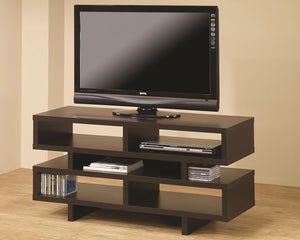 Contemporary TV Console with Open Storage