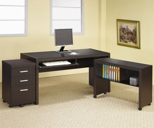 Skylar Computer Desk with Optional Return & File Cabinet
