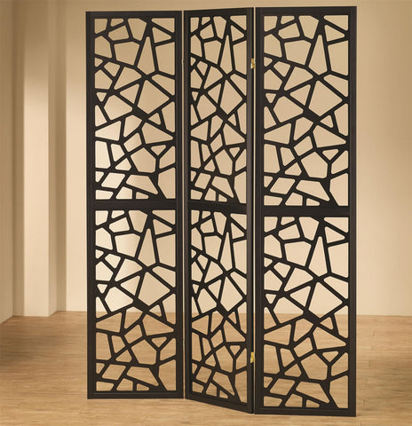 Intricate Mosaic Folding Screen