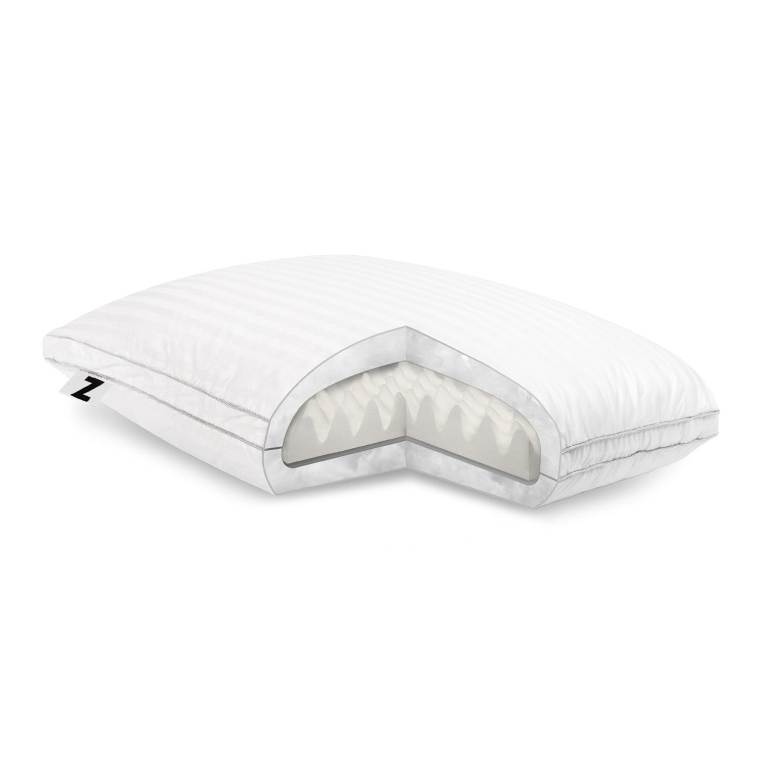 Convolution Gelled Microfiber Pillow