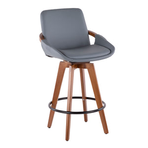 Cosette Mid Century Counter Height Stool in 3 Color Options