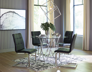 Mindy Round Glass Dining Room Collection