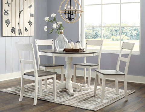 Neil 5 Piece Farmhouse Dinette Set