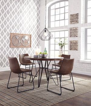 Cain Industrial Round Dining Room Collection
