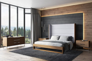 Lowe Walnut Bedroom Collection