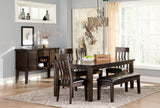 Hattie Dark Brown Dining Room Collection