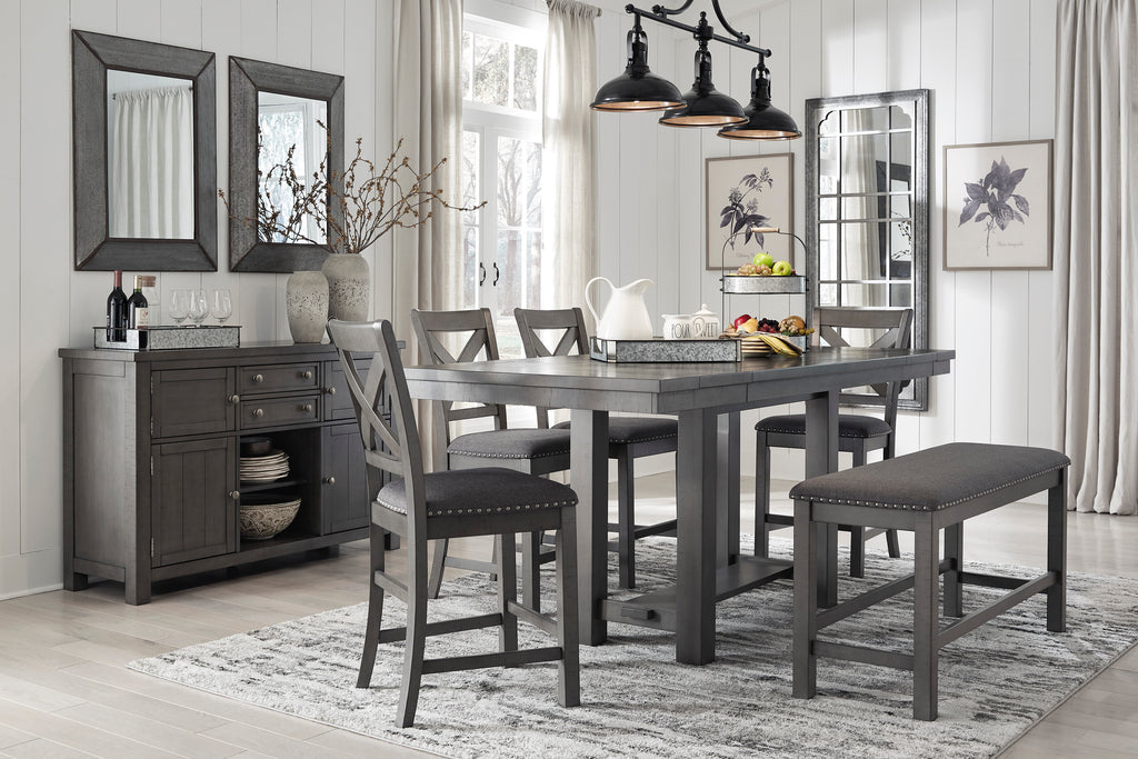 Shannon Grey Counter Height Dining Collection