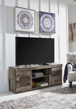 Davis 60" Rustic Media Stand with Optional Fireplace