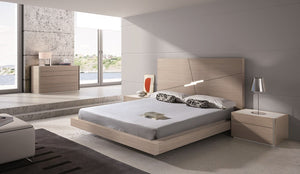 Eva Modern Natural and White Bedroom Collection