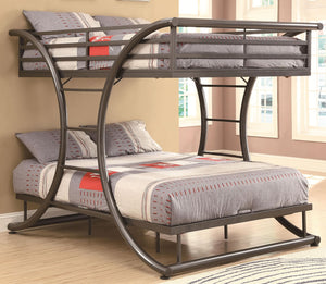 Uptown Contemporary Metal Bunk Bed