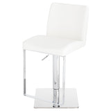 Matteo Leather Adjustable Bar Stool in 3 Color Options