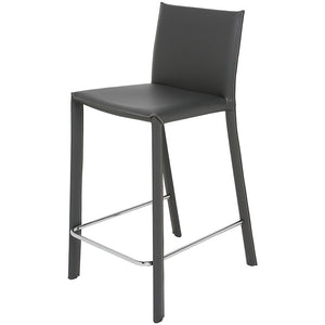 Bridget Leather Counter Height Stool in 3 Color Options