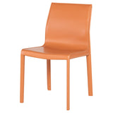 Colter Leather Upholstered Dining Chair in 6 Color Options