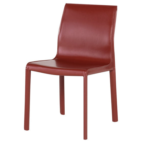 Colter Leather Upholstered Dining Chair in 6 Color Options