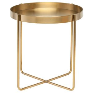 Gaultier Brushed Oval Table in 3 Finishes