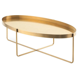 Gaultier Brushed Oval Table in 3 Finishes