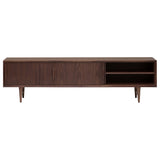 Elisabeth Mid Century Media Stand with Sliding Doors