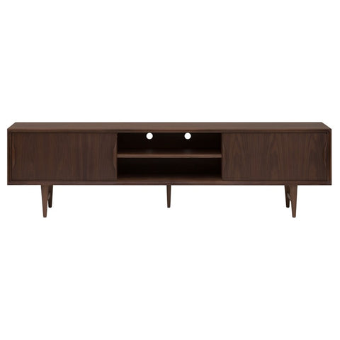 Elisabeth Mid Century Media Stand with Sliding Doors