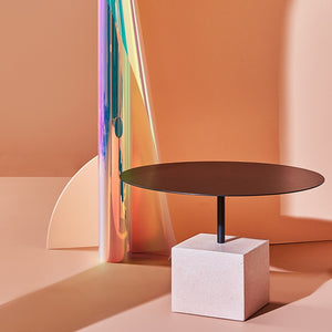Axel Terrazzo Base Coffee Table in Flamingo or Confetti