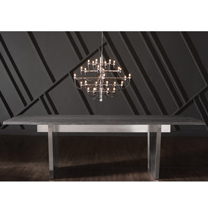 Aiden Oxidized Grey Oak Dining Table in 3 Sizes
