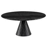 Claudio Round Marble Coffee Table in 3 Finishes & 2 Sizes