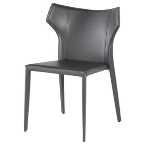 Wayne Leather Dining Chair in 7 Color Options