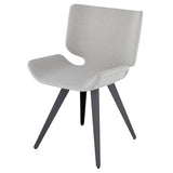 Astra Dining Chair with Titanium Grey Legs in 6 Color Options