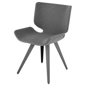 Astra Dining Chair with Titanium Grey Legs in 6 Color Options