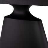 Taji Onyx Dining Table with Matte Black Base